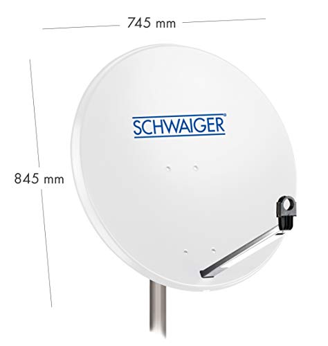 Schwaiger 159 Satellitenschüssel 80 cm für optimalen Empfang