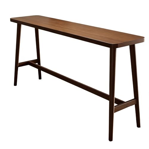 CMYAOYC Mesa de Bar, Mesa de Pub de Altura de Mostrador con Diseño Moderno, Mueble Rectangular para Cocina y Salón(140x45x100cm)