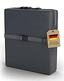 Kiddilift Das Original | Kinder Sitzerhöhung Stuhl mit 10 cm Polsterung | Hochwertige Stuhlerhöhung rutschfest & abwischbar | Verstellbare Gurte – flexibel einsetzbar Esstisch & Reisen | inkl. E-Book