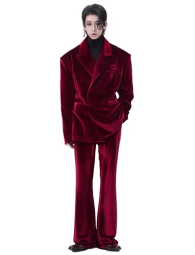 Costume velours femme contre le froid hivernal avec veste chic