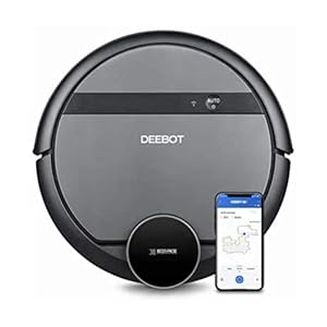Ecovacs Robotics DEEBOT 901 Robotstofzuiger – Krachtige Stofzuiger Robot met Intelligente Laser Navigatie & Max-Modus – Accuzuiger met Alexa- En Appbesturing