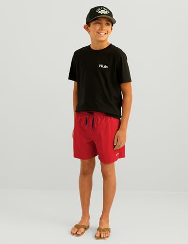 Image of HUK Girls' Pursuit Volley Short, Quick-Dry Fishing Shorts for Kids