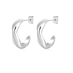 E-Silver Hoop Earring
