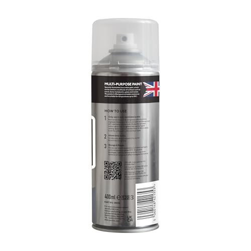 JENOLITE Chrome Spray Paint | Smooth Metallic Silver | Chrome Colour | Multi-Surface Paint For Metal, Wood, Plastic, Ceramic | Suitable For Interior & Exterior Use | 2 x 400ml