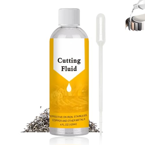 120ml Aceite de Corte de Alto Rendimiento, Pasta Lubricante de Alto Rendimiento, Reducir el Desgaste, Aceite para Cortes Todos los Metales Serrar, Fresar, Tornear y Roscar