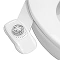 Bidet Attachments, Dual Nozzle (Feminine and Rear Wash) Non-Electric Bidet Attachment for Toilet Seat, Adjustable Water Pressure, Ease of Installation (Classic White Style)