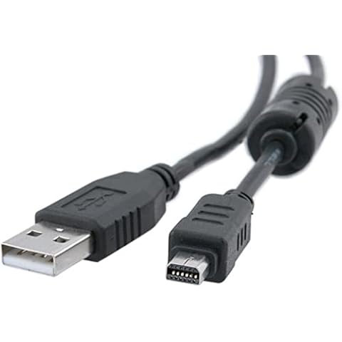 USB Data/Charge Cable Cord for Olympus Tough TG-310, TG-320, TG-610, TG-810, TG-820, TG-835, TG-850, TG-860,TG-870 Camera Cover