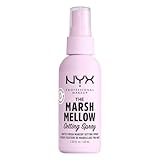 NYX Professional Makeup, Spray fijador de maquillaje 10 en 1 acabado mate, Marshmellow Setting Spray, 60ml. Matifica,...