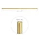 QUARKZMAN 4 Stück Messingstangen (9mm) 3/8 Zoll x (224mm) 9 Zoll Messing Vollmaterial Rundstab für Messergriffe Pin DIY Handwerk Modellflugzeug