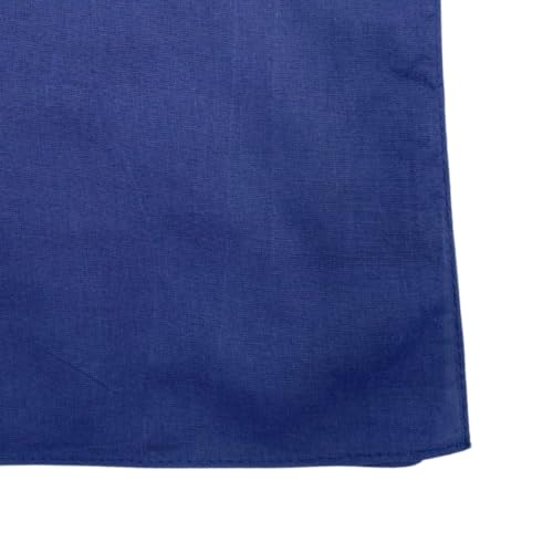 Image of MDSTYLE 100% Cotton Solid Color Bandana for Men & Women 22 inch x 22 inch Handkerchief Headband Scarf