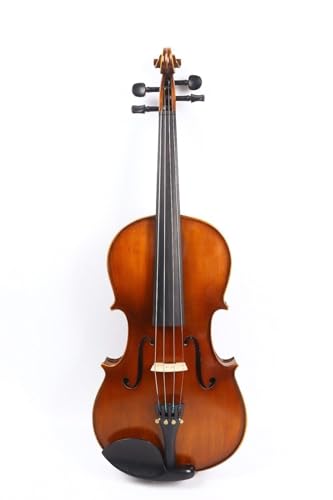 Youngmonic Full Size 4 Strings Viola Meticulously Crafted With Maple Wood Back Top Spruce Wood Adorned Ebony Fingerboard Tailpiece Chin Rest Complete With Case And Bow thumb #8