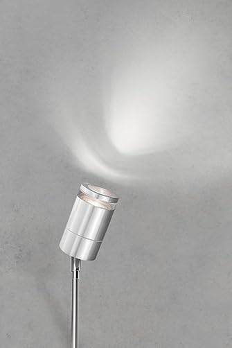 4lite Marinus Outdoor Spike Light (Stainless Steel) Pack of 2 Rust Free IP65 Rated Garden Single Spot Light Supplied with 2X Smart GU10 Bulbs - Image 3