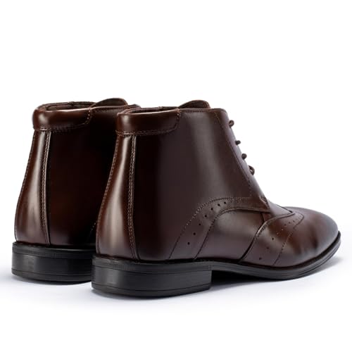 Image of Holy dove Men's Lightweight Dress Boots Leather Ankle Oxford Boot