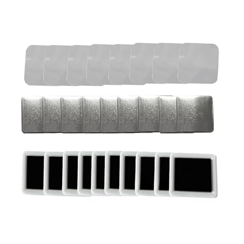 JCKJWL Quadratisches Pin-Button-Abzeichen-Material 50 x 50 mm Kühlschrankmagnete Herstellung von Teilen Stanzpresse Maschinenzubehör Kompatibel und vielseitig einsetzbar(Soft Magnet)