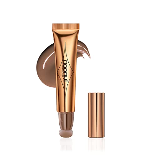 Contour Beauty Wand, Liquid Face Concealer Contouring With Cushion Applicator, High Coverage Natural Matte Finish, Lightweight Blendable Super Silky Cream Contour Stick, 01 Contour Wand #TOP30