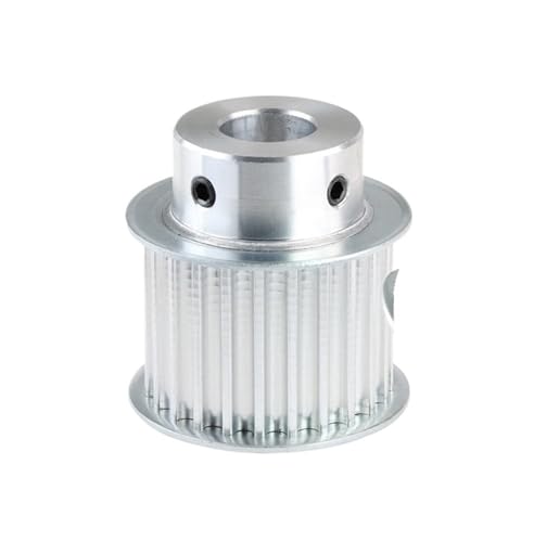Poulie 5M-24T axe 6mm anti-glissement en alliage pour courroie de largeur 25mm