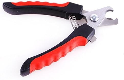 Alicate Cortador de Unhas para Cães de Pequeno Porte Lâmina em Aço Carbono com Limitador de Corte Em