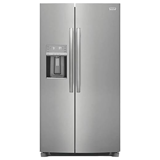 GRSC2352AF 36" Freestanding Counter Depth Side by Side Refrigerator with 22.2 cu. ft. Capacity, 3 Glass Shelves, Ice Maker, Automatic Defrost, in Stainless Steel