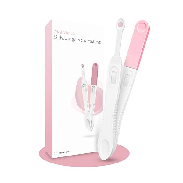 MediVinius® - 3 Schwangerschaftstests - mit 99,9% sicherem Ergebnis - 25 mIU Pregnancy Tests für schnelle Klarheit