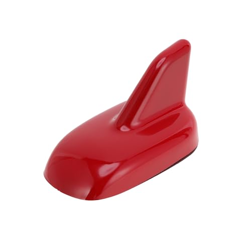 HOPESPANNER Antena Falsa De Aleta De Tiburón Universal para Decoración Únicamente Roja 1 Pc.