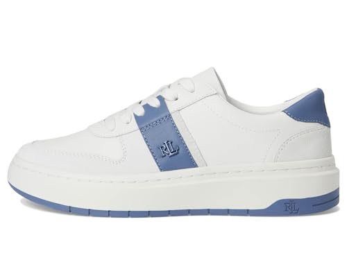 Lauren Ralph Lauren Women's Harlie Color-Blocked Leather Sneakers4