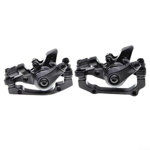 Disc Brake Caliper for Rotors 160mm Front and Rear Aluminum Alloy Mechanical Disc Brake Caliper for Mountain Bikes Folding Bikes Road Bikes(front brake)