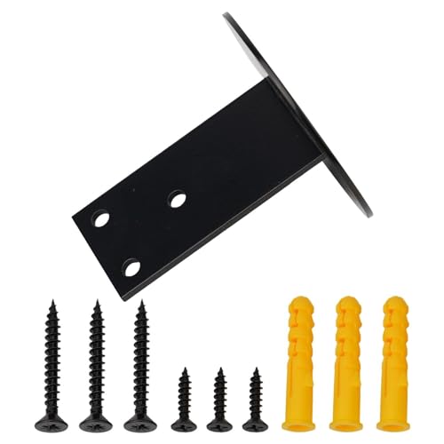 Support rampe escalier extérieur intérieur : pack 6 fixations garde-corps bois et vis
