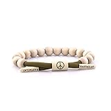 Rastaclat Original Hand Beaded Karma Peace Adjustable Bracelet for All Ages Men | Women (Medium/Large)