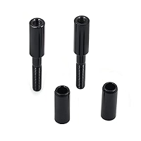 HTTMT Chrome Mirror Extension Kit – Fits Harley Softail Sportster Dyna Touring, 2-Piece