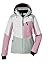 killtec Damen Skijacke/Funktionsjacke mit abzippbarer Kapuze, Schneefang und Unterarmventilation KSW 39 WMN SKI JCKT, helles salbei, 38, 43420-000