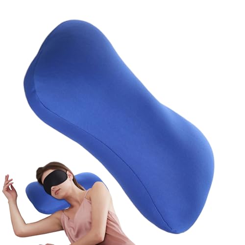 Almohada de perlas genéricas – Almohada de viaje ergonómica | Cojín portátil para coche, oficina, avión, camping