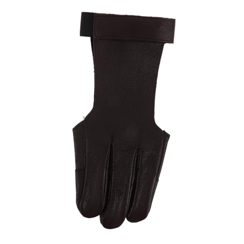 Abaodam Glove Men: Three Finger for - Traditional Mediterranean Design - Comfortable for Professional Shooters