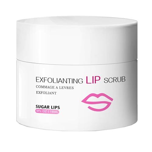 Exfoliante Labios para el Cuidado la Piel,Exfoliante Hidratante Labios,Peeling de Labios Natural,Crema de Película Labios Muy Hidratados,Mascarilla Labios 2 en 1,Lip Scrubs Exfoliator,15ML