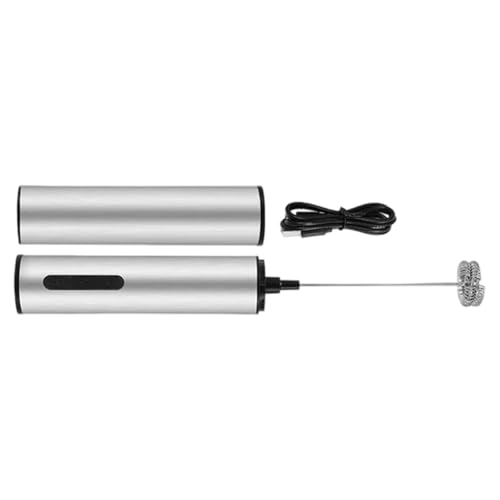 ZYHARUKO Espumador de leche eléctrico recargable de 3 velocidades, mezclador de espuma de mano para café con leche, capuchino, chocolate caliente, diseño ergonómico