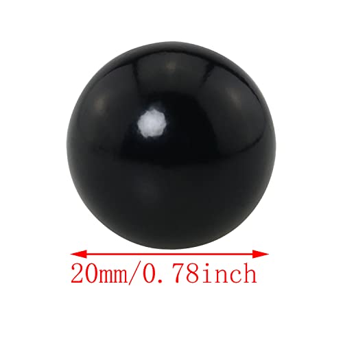 Image of 6Inch Black Steel Ball Knob Lamp Shade Finial Lamp Harp Holder with 1-1 /2 Inch Lamp Finial Oil Rubbed for Table and Floor Lamps