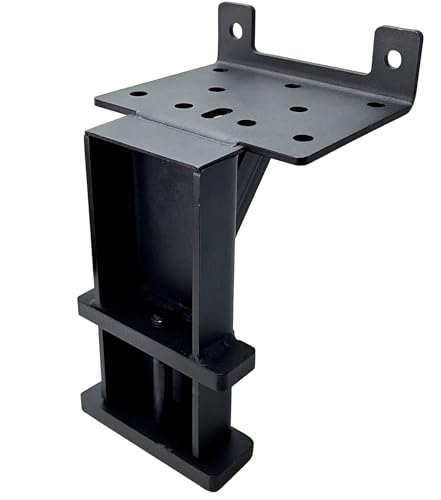 Winch Hitch Mount Winch Mounting Plate for 2x4 Stake Pocket Heavy Duty Universal Winch Mounting Plate for 2500-3500LB ATV/UTV Winches