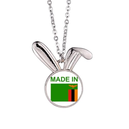 Collier pendentif lapin Zambia Country Love idéal pour vos tenues d'été