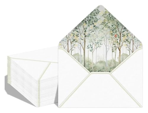 Sobre A7 Blanco 5x7 Pulgadas en Pack de 50 Piezas para Invitaciones de Boda y Eventos