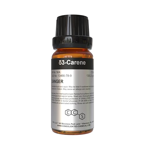 CCS LLC Carene-3 Delta | High Purity Aroma Compound - 30mL (1 Fl Oz)