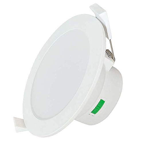 10W LED Einbauleuchten Flachleuchte Warmweiß + Neutralweiß + Kaltweiß einstellbar, ohne Trafo Dimmbar IP44 Einbaustrahler,113mmDurchmesser Cover