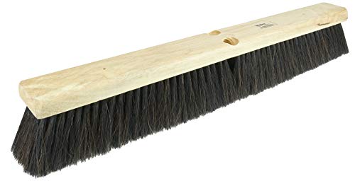 Weiler 42013 18" Fine Sweep Floor Brush, Black Horsehair &amp; Polypropylene Fill