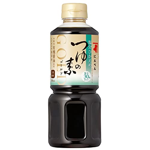 にんべん 塩分ひかえめつゆの素ゴールド 500ml×3本