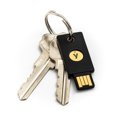 Yubico - YubiKey 5C NFC - Chave de segurança de autenticação de dois fatores (2FA), conexão via USB-