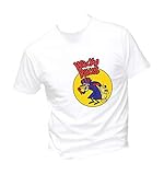 m-italy t-shirt uomo & bambin - w. races - maglietta super vestibilità top qualità (xxl, giallo)