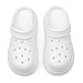BNR Clogs Women Platform Fashion Stylish Alternative, White 7-8