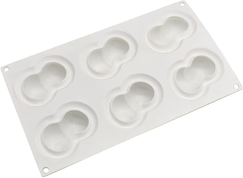 Miniatura 2 de Molde de cereza de 6 cavidades para hornear, postre, gelatina, helado, formas de frutas, molde de silicona para chocolate, dulces, pastelería,