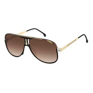 Carrera CARRERA 1059/S Black Gold/Brown Shaded 64/11/145 Mens Zonnebrillen