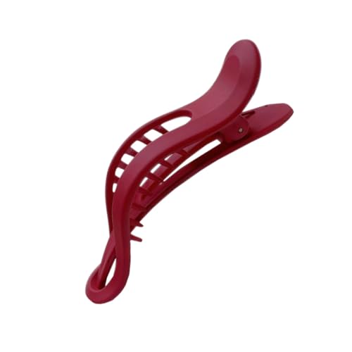 Holibanna 大容量 髪用ヘアクロークリップ 耐久性ある歯デザインで シンプル形状と無地カラーで 日常使いに 女性用 お風呂や外出時にも便利