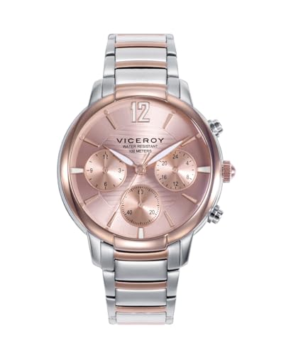 Viceroy 401206-75 Reloj Mujer Laura Escanes - Bicolor Acero IP Rosa, Sumergible 100m