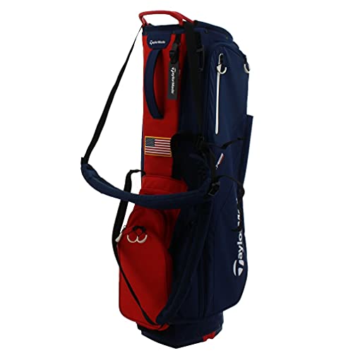 Taylor Made Men's 21SS N78280 Flex Tech Stand Bag, Navy/Red/White
